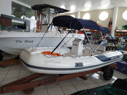 Imagem 4 de 4 de Bote Zefir F-420 C/ Motor Hidea 60hp Ano 2020 3hs De Uso
