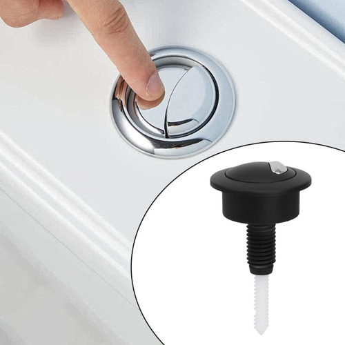 Cisterna De Inodoro Con Negro Con Plata 8,7 Cm X 4,8 Cm