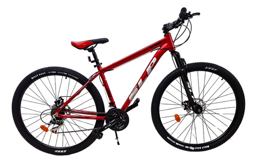 Bicicleta Mtb Slp 10pro Rojo-gris-negro