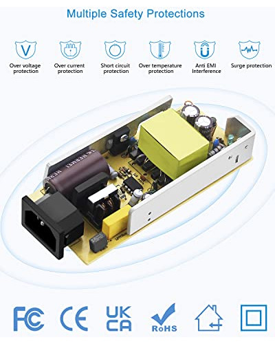 Alitove 24v 6a Power Supply Adapter Converter 100-240v Ac To