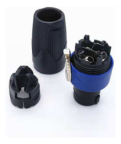 H Kit Com 3 Conector De Neutrik Speakon 4 Polos Nl 4fx