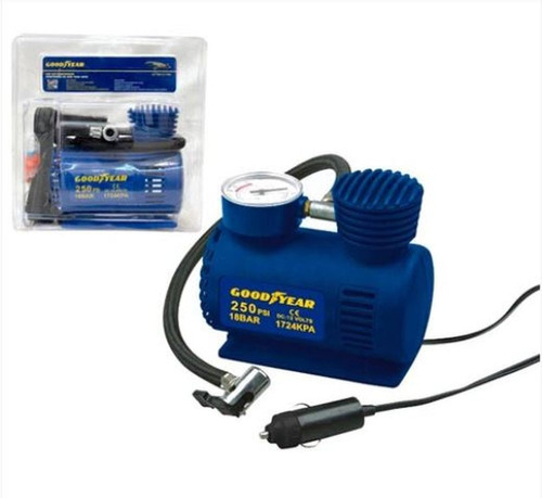 Compresor Inflador Goodyear 12v 250 Psi Productos Camping