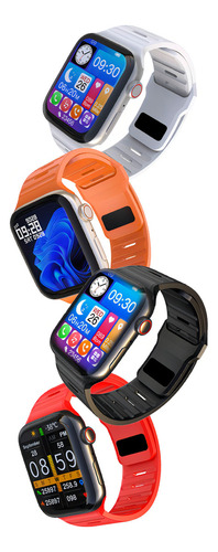 Relógio Inteligente Smartwatch Bluetooth Android Ios Ws-gs38 Pulseira Vermelho
