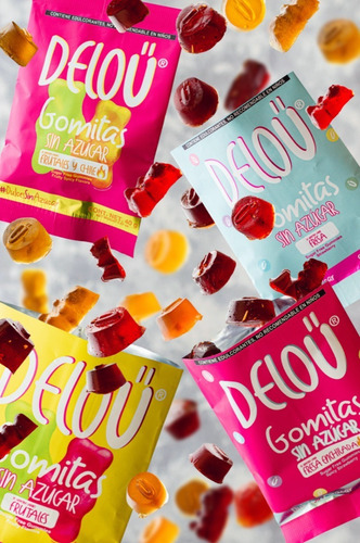 Gomitas Sin Azúcar (keto) Sabores Frutales / 12 Pz