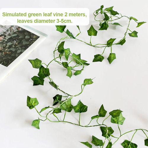 String Light 20 Ivy Leaf Fake Garland String Green Plants