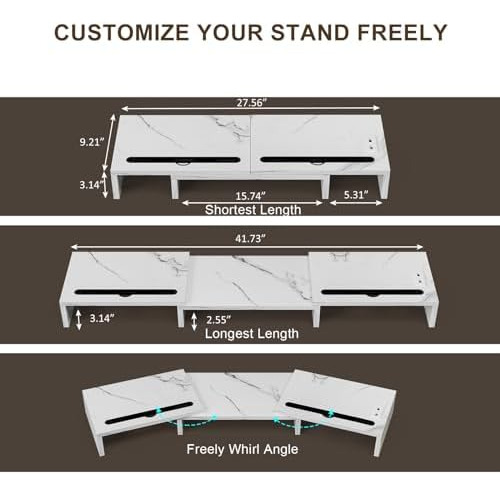 Soporte De Monitor Para Escritorio, Elevador De Monitor Con