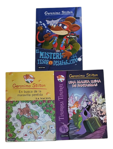 Libros Colección Gerónimo Stilton Por Pack De 3