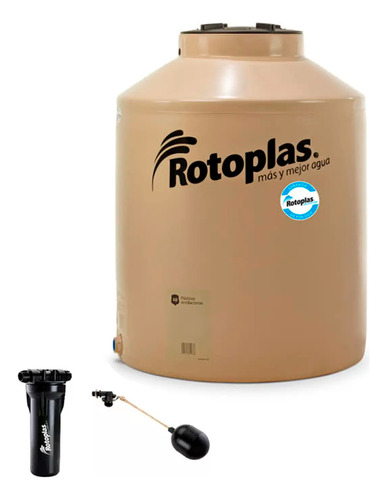 Tanque De Agua Rotoplas Tricapa 1100l C/flotante Beige