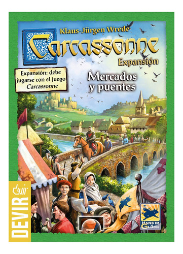 Carcassonne 2da Edicion Mercados Y Puentes Expansion Español