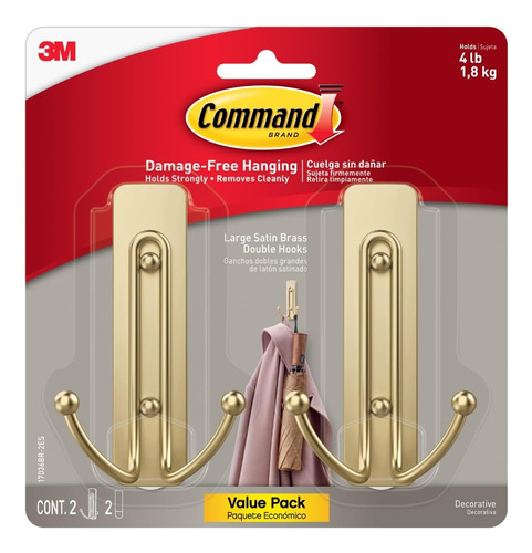 Comando Ganchos De Pared Grandes, Ganchos De Pared Colgantes