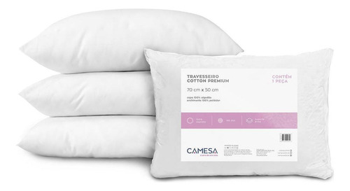 Travesseiro Cotton Premium 100% Algodão
