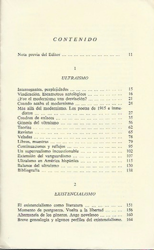 Ultraísmo Existencialismo Objetivismo En Literatura (Usado)