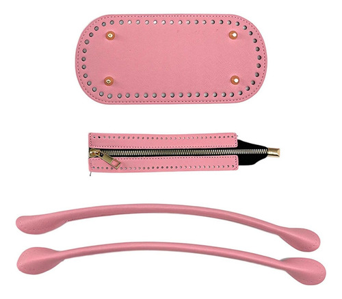 Zz Conjunto De Ganchillo Tejido 3 Uds Bolsa Cojín Base