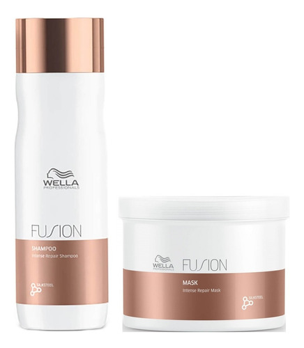 Shampoo + Mascarilla 500ml Wella Fusion Professional