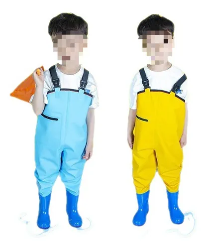 Mono De Pesca Impermeable Para Niños, Talla 24