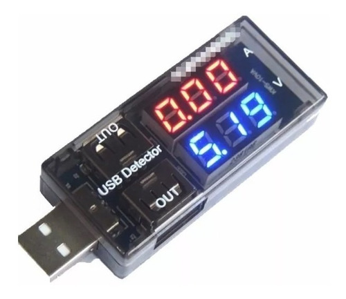 Imagen 3 de 5 de Medidor Voltaje De Puertos Usb Notebook Tv Netbook Ps4 Ect