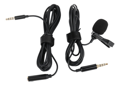 Micrófono De Solapa Con Clip Micrófono Lavalier Con