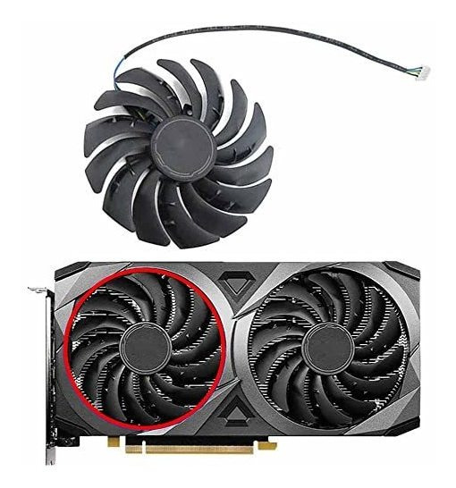Cavabien PLD10010S12HH 95mm DC12V 0.40A GPU Replace Cooler Graphics Fan for MSI RTX 3070 3060 3060Ti Ventus 2X OC Graphics Card Cooling Fan Fan-AB 
