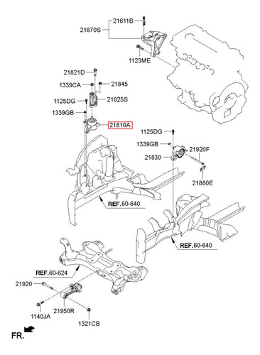 Soporte Motor Para Hyundai Accent Rb 2011 2020 1.6 D4fb