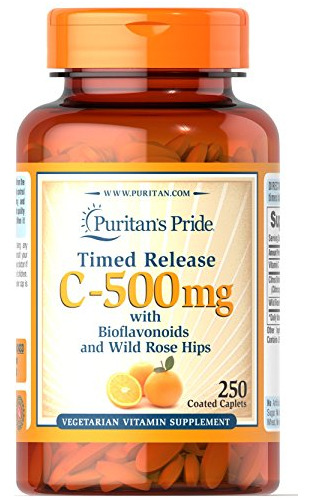 Puritano De Vitamina C-500 Mg Con Caplets De 8wvc5