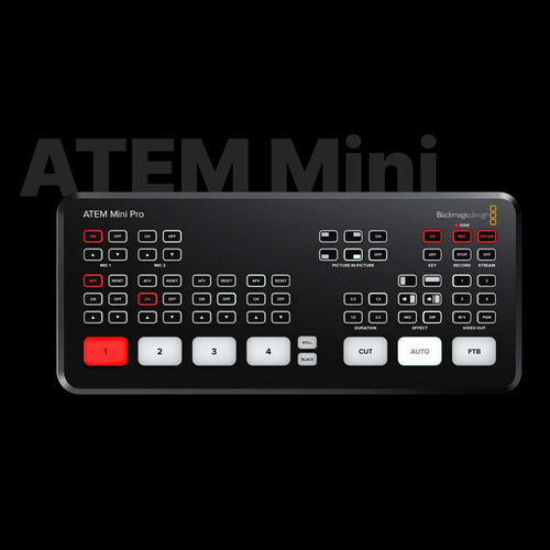 Blackmagic Switcher Atem Mini Pro Hdmi Live Streaming