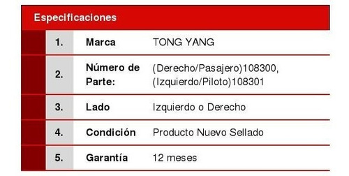 1 Tolva Salpicadera De Calidad Spark 11/15