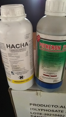 Imagen 2 de 3 de Potreron Herbicida Glifosan Y Gramoxone