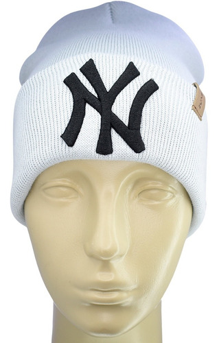 Gorro Lana Ny New York Yankees Logo 3d Varios Colores