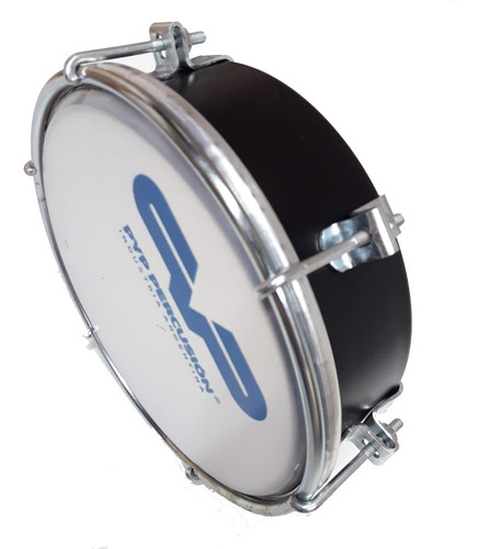 Caseta Tamborin Pyp Percusion De 6 Pulgadas Color Blanco