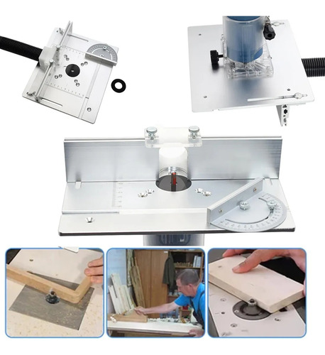 Inserção De Placa De Roteador Cutout Router Table Silver
