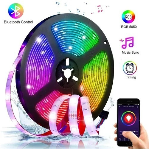 Tira Led Rgb Bluetooth Tv - Pc Cinta Usb Multicolor Tik Tok