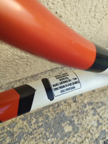 Raqueta Masterprofastshot 4.0 (reparada) Blanco/naranja 4 1/4 (Usado)