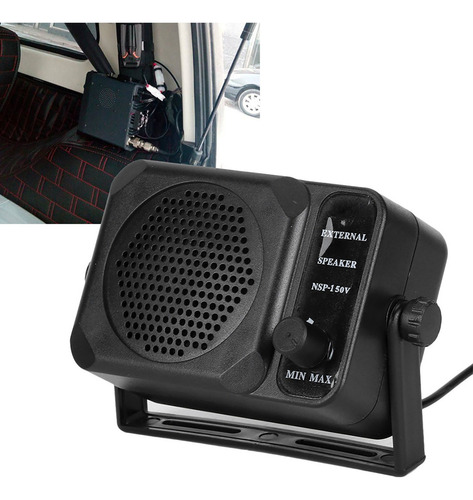O Mini Bocina Externo Nsp150v Radio De 2 Vías Cb Hf Vhf Uhf