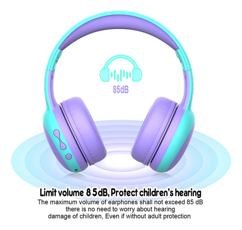 Auriculares Bluetooth Gorsun Para Niños Con Micrófono, Color