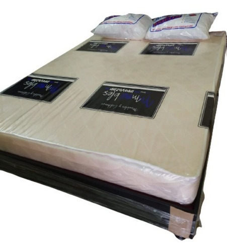 Colchón Base Cama Y Almohadas, Envió Gratis Solo En Bogotá
