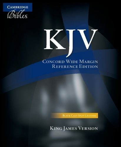 Kjv Concord Amplio Margen De Referencia Biblia Negro Becerro