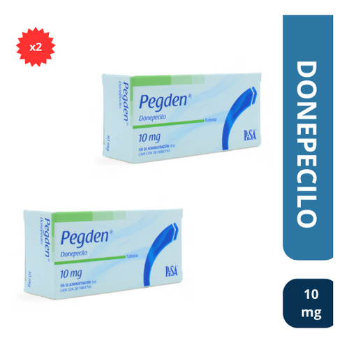 Pegden Donepecilo 10mg C/ 28 Tab - Laboratorios Pisa- 2 Pack