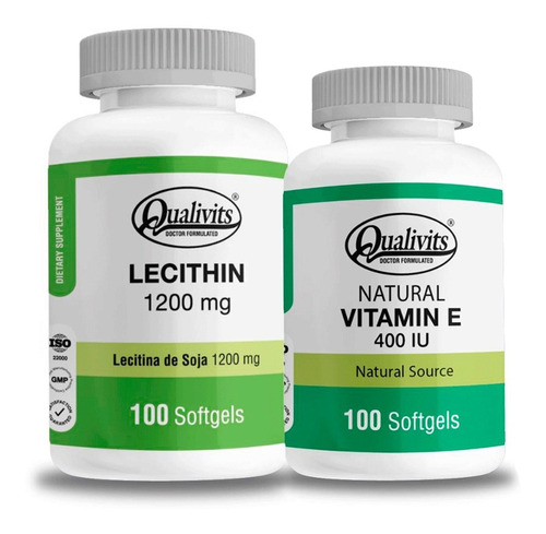 Vitamina E 400 Ui + Lecitina 1200 Mg - Qualivits