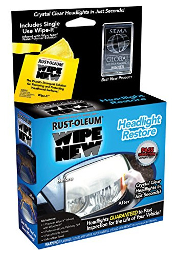 Hdlcal Wipe New Headlight Restore, 0.5 Fl Oz