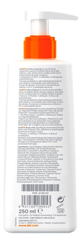Leti At-4 Body Milk 250ml By Leti 8431166180053