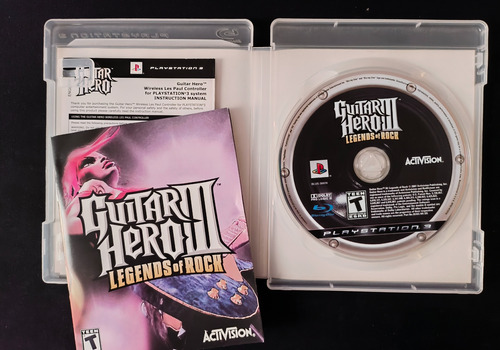 Guitar Hero Iii: Legends Of Rock Ps3 Físico Standard (Usado)