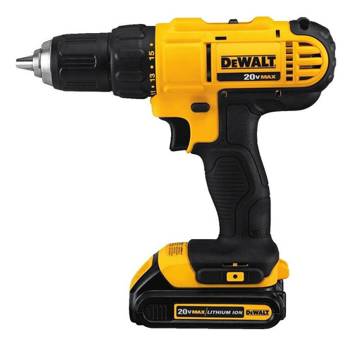 Kit Taladro Dewalt 20v Litio Dos Baterias Y Bolso