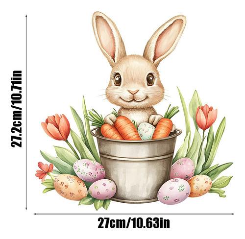 Pegatinas De Pascua En V Para Sala De Estar Y Comedor, Vacac