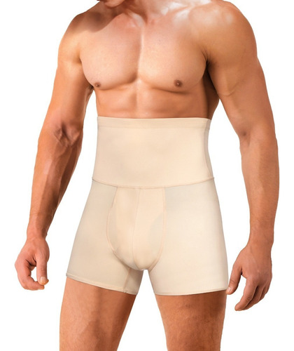 Shorts De Compressão Masculino Cintura Alta Slim