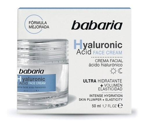 Crema Facial De Ácido Hialurónico Hidratante 50ml. Babaria 