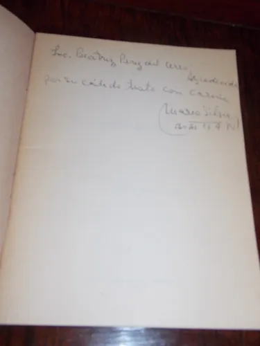 Angeles Finochietto Mito Mania Poesias Firmado Dedicado 1982 (Usado)