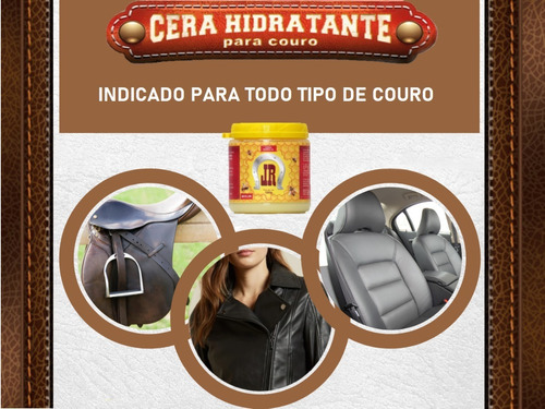 Imagem 8 de 10 de Kit Limpa Couro + Cera Hidratante Jr + Óleo De Amêndoas