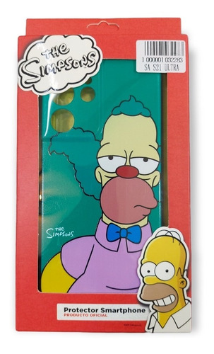 Carcasa Samsung Galaxy S21 Ultra Diseño Oficial Los Simpsons