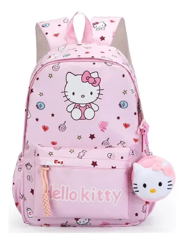 Mochila Escolar Hello Kitty Kuromi Para Jovencitas Grande