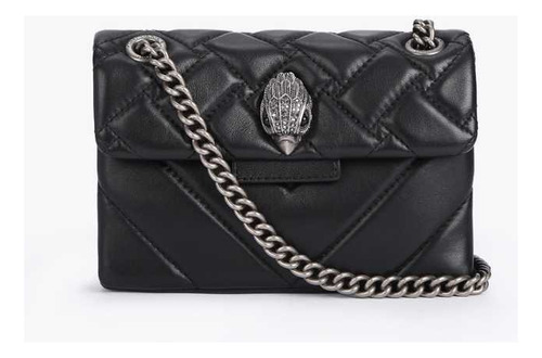 Bolsa Kensington Kurt Geiger Negro/plata Mini  Color Negro